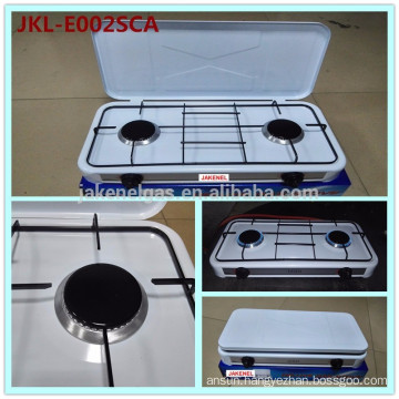 Euro type simple gas cooker stove 2 burner